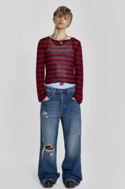 Jaded London Bootcut Jeans*Vintage Blue Colossus Flare Jeans