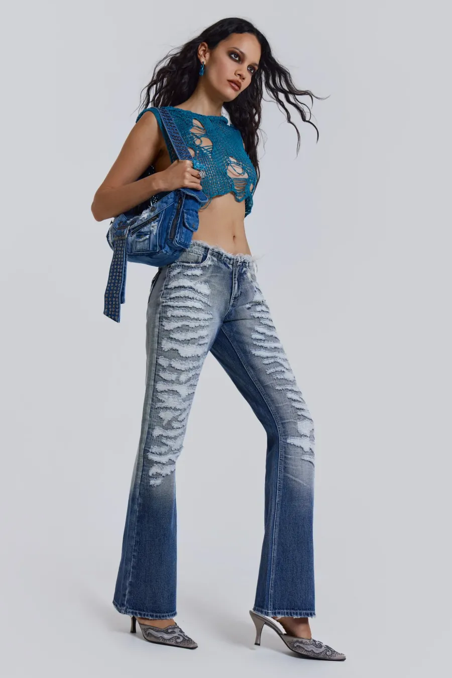 Jaded London Jeans*Viper Low Rise Jeans