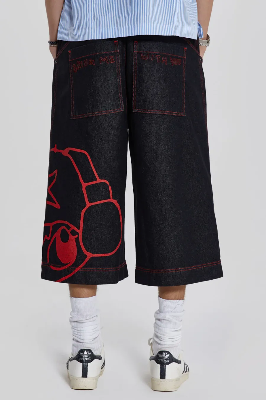 Jaded London Jorts & Shorts*Volume Up Oversized Jorts