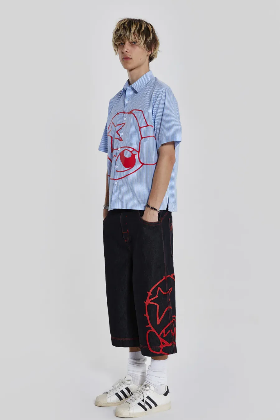 Jaded London Jorts & Shorts*Volume Up Oversized Jorts