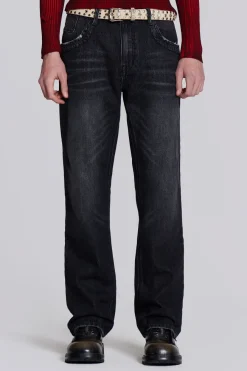 Jaded London Jeans*Washed Black Reed Jeans