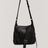 Jaded London *Washed Black Stellar Denim Messenger Bag