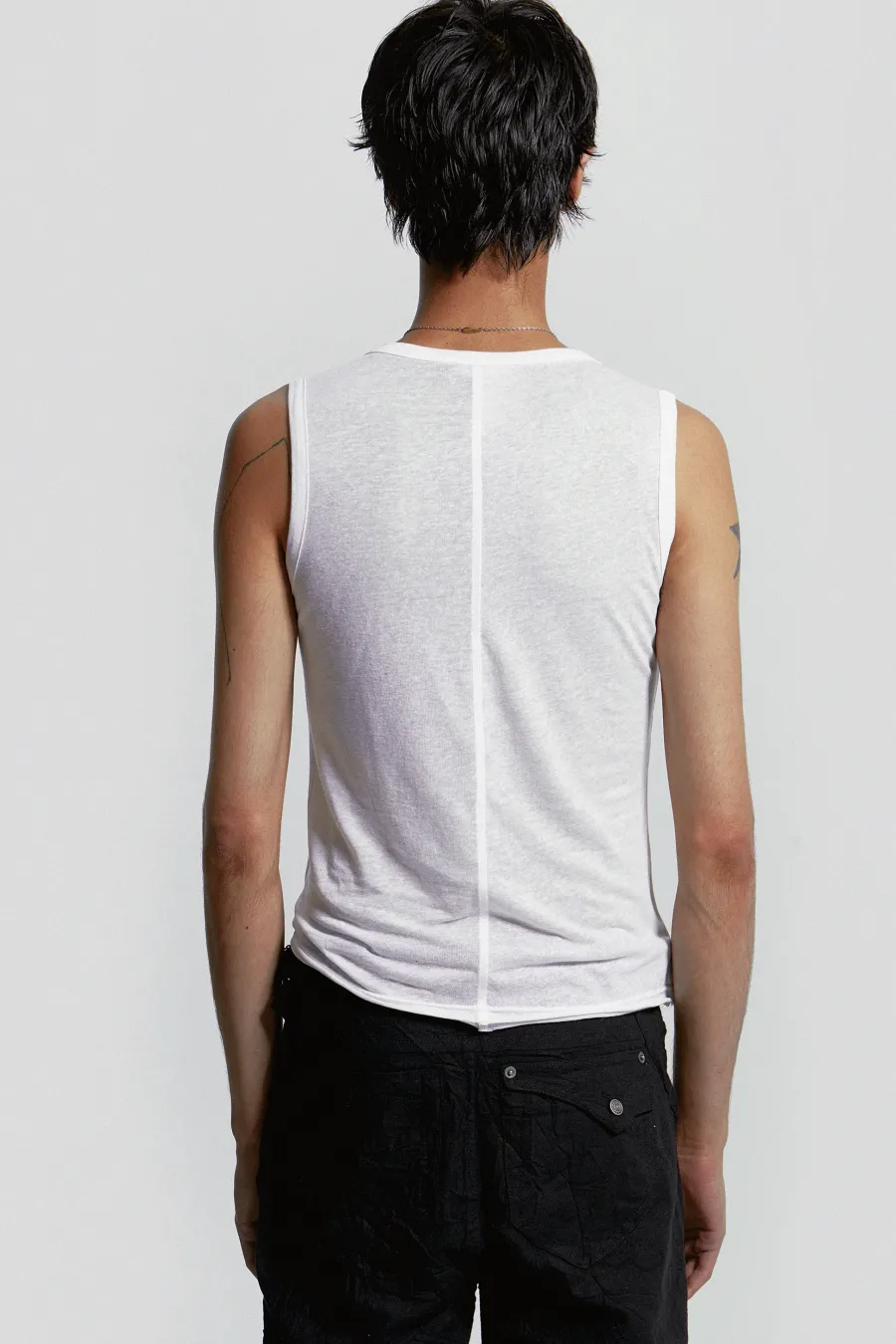 Jaded London Vests*White Mist Vest