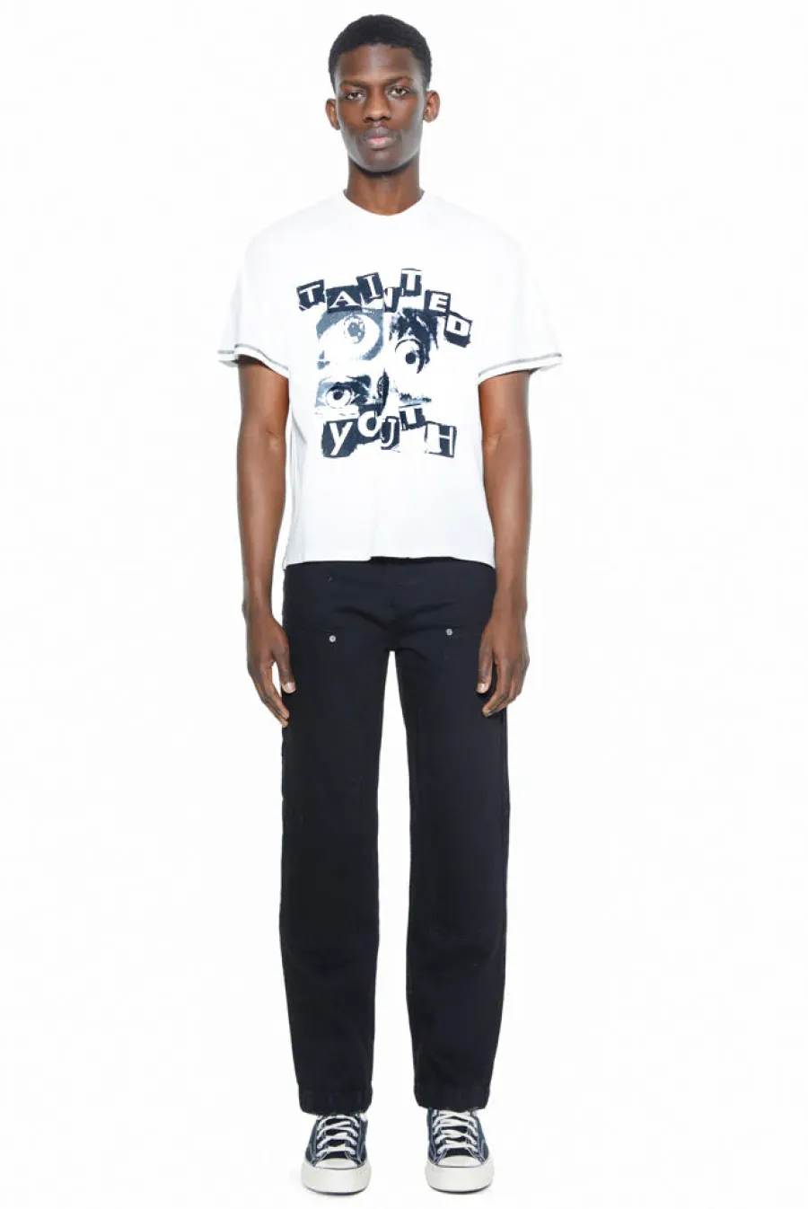 Jaded London T-Shirts*White Tainted Youth T-Shirt