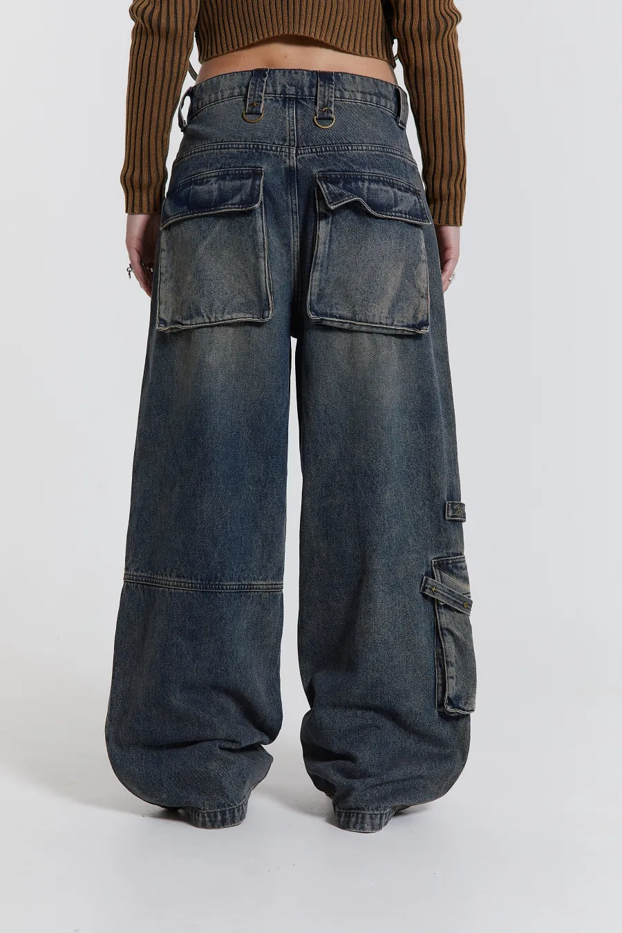 Jaded London *Zenith Double Layer Seam Colossus Baggy Jeans